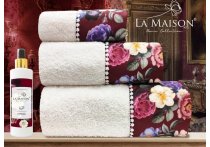 Подарочный набор полотенец La Maison с парфюмом - Vinta (Turkey), 3 штуки